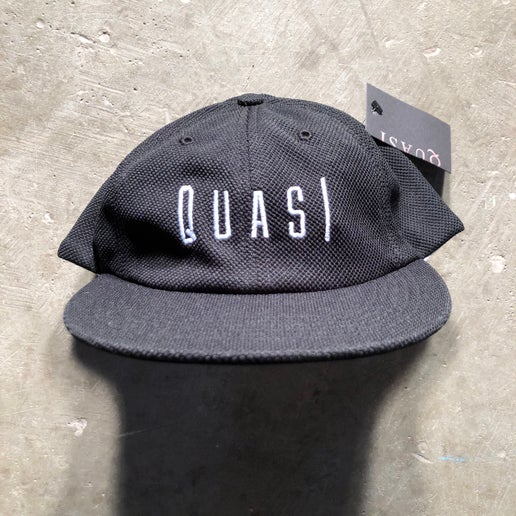 Quasi - PE Unstructured Snapback Cap (Black)