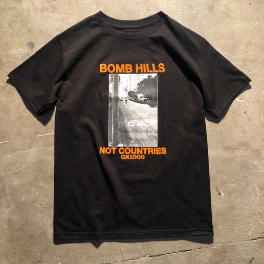 GX1000 - Bomb Hills Not Countries Tee - Black - Medium