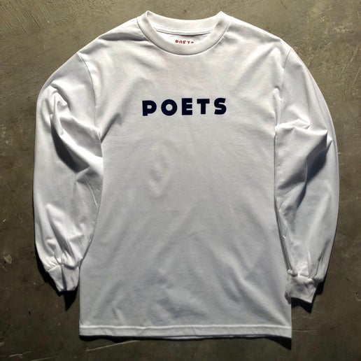 Poets - Base Long Sleeve Tee - White