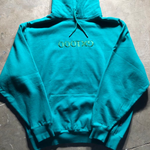 GX1000 - OG Logo Flip Hoodie - Kelly Green - Size XL