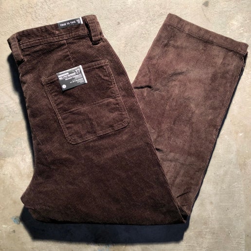 Volcom - Modown Relaxed Tapered Corduroy Pant - Dark Brown