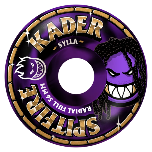 Spitfire Wheels - Kader Sylla Rolly Formula Four Radial Full 99d Wheel - 56mm Black / Purple Swirl