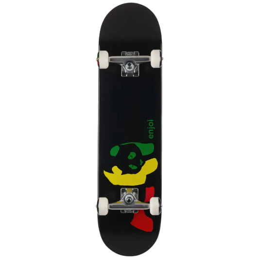 Enjoi Skateboards - Rasta Panda Complete Skateboard - 7.75"