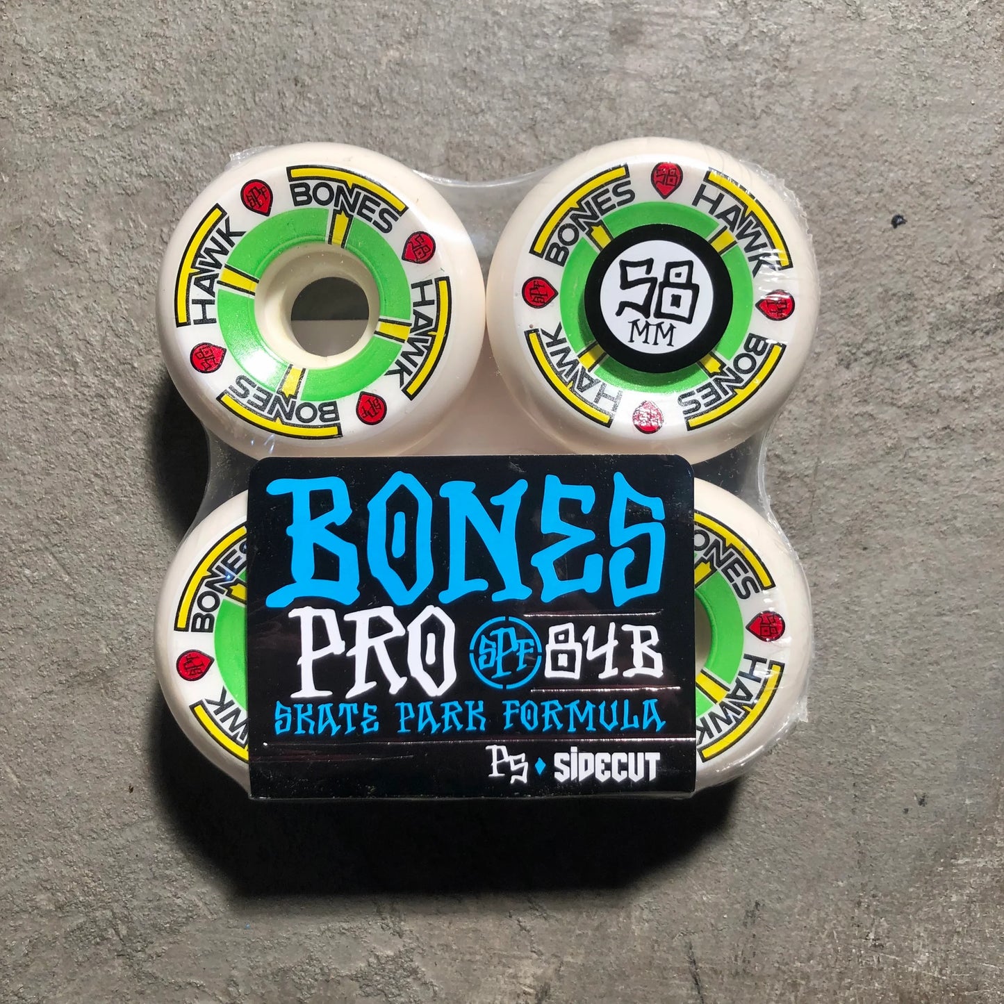 Bones Wheels - Hawk T-Bones II P5 SPF Sidecut Wheel - 58mm 84b