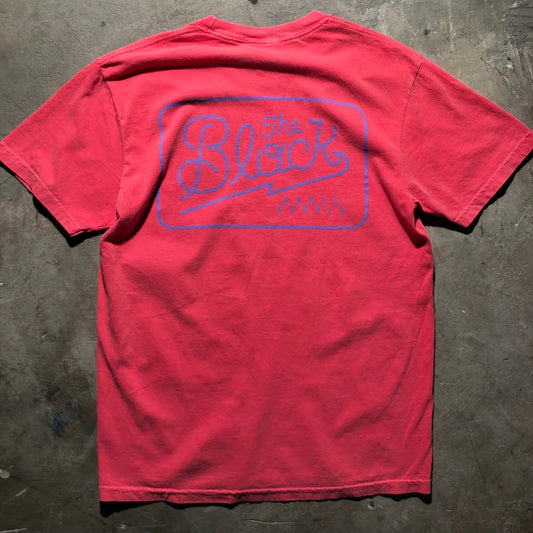 Block - Diner Logo Tee - Watermelon - Purple