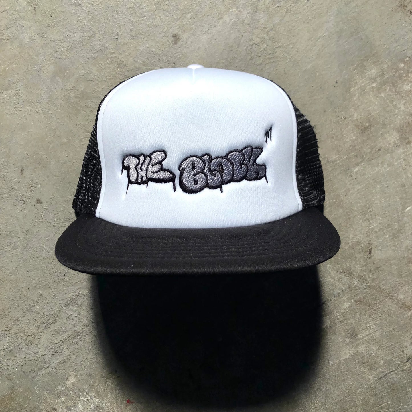 Block - Alleyway Foam Trucker Hat - White - Black