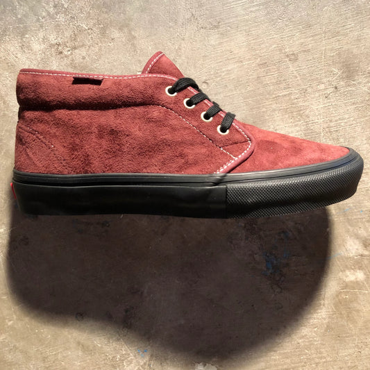 Vans - Skate Chukka - Dark Red - Black