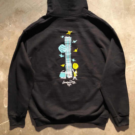 Krooked - Skateshop Day Gonz Deck Wall Hoodie - Black