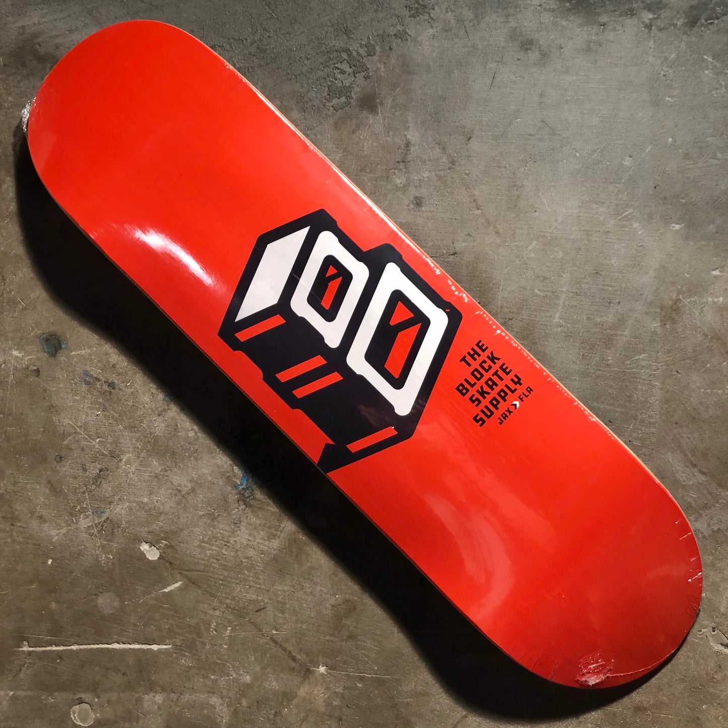 Block - Roots B Logo Deck - Orange