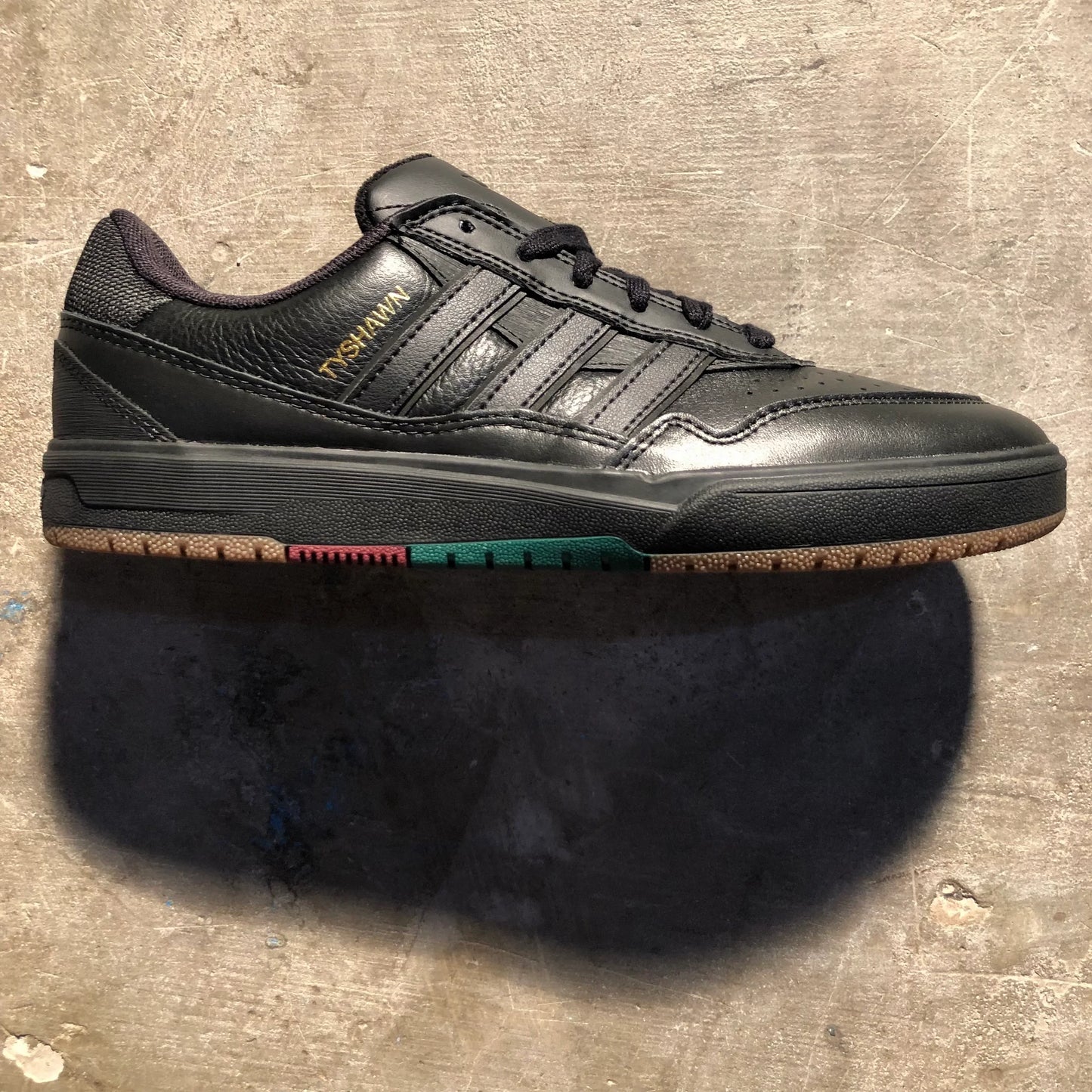 Adidas - Tyshawn II Shoe - Core Black - Core Black - Collegiate Green