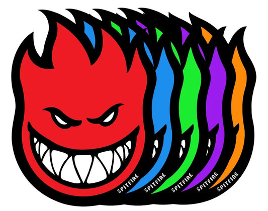 Spitfire Wheels - Medium Fireball Sticker - Assorted Colors
