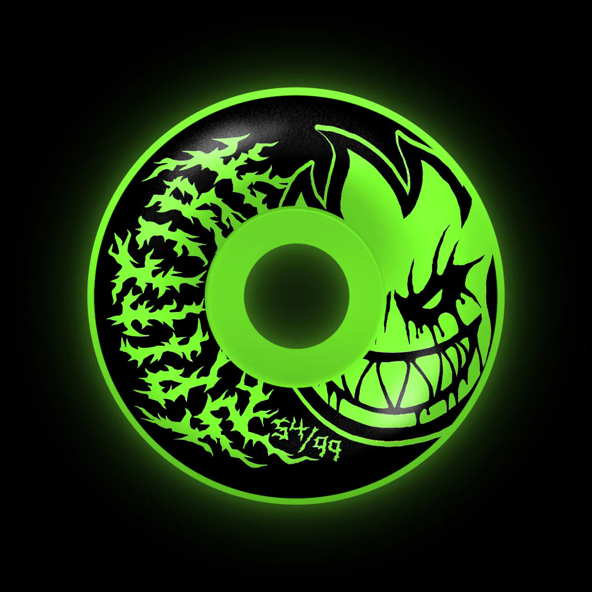Spitfire Wheels - Formula Four 99d Deathmask II Bighead Radial Full Wheel - 54mm