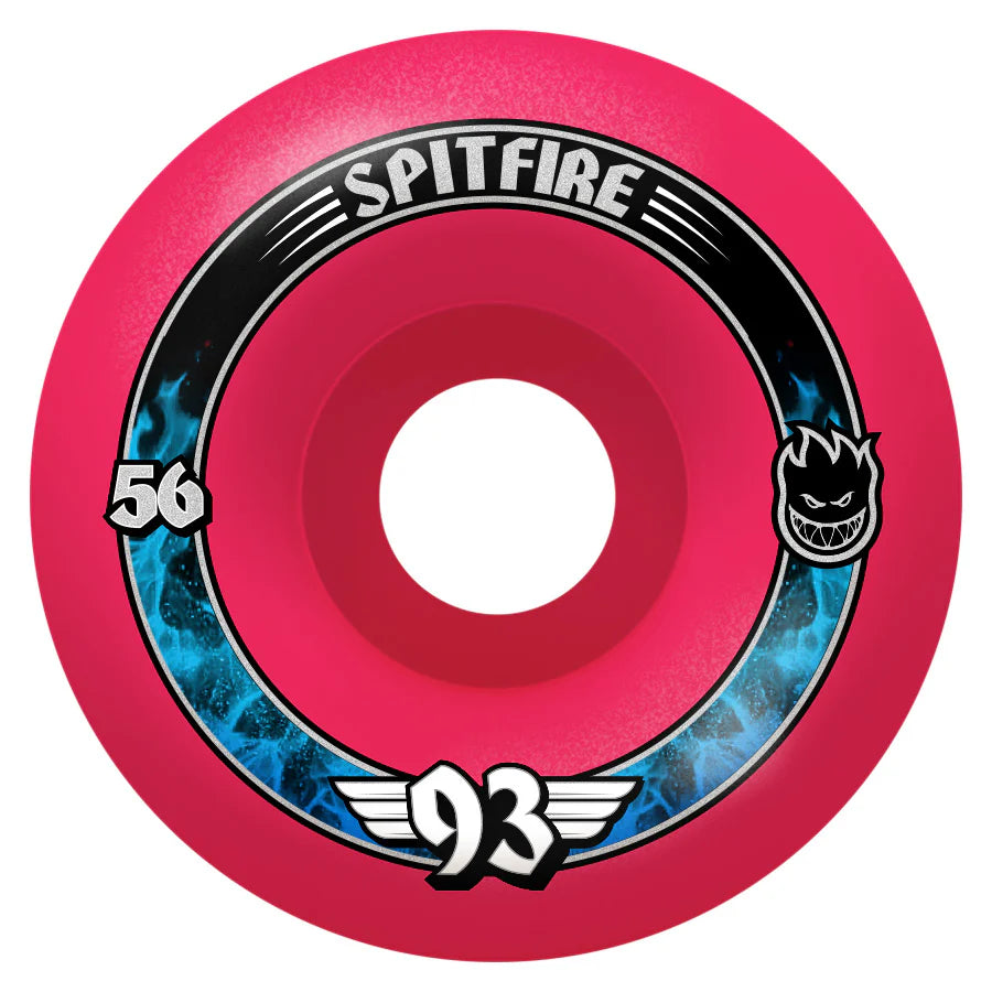 Spitfire Wheels - Formula Four 93d Pink Radial Wheel - 56mm