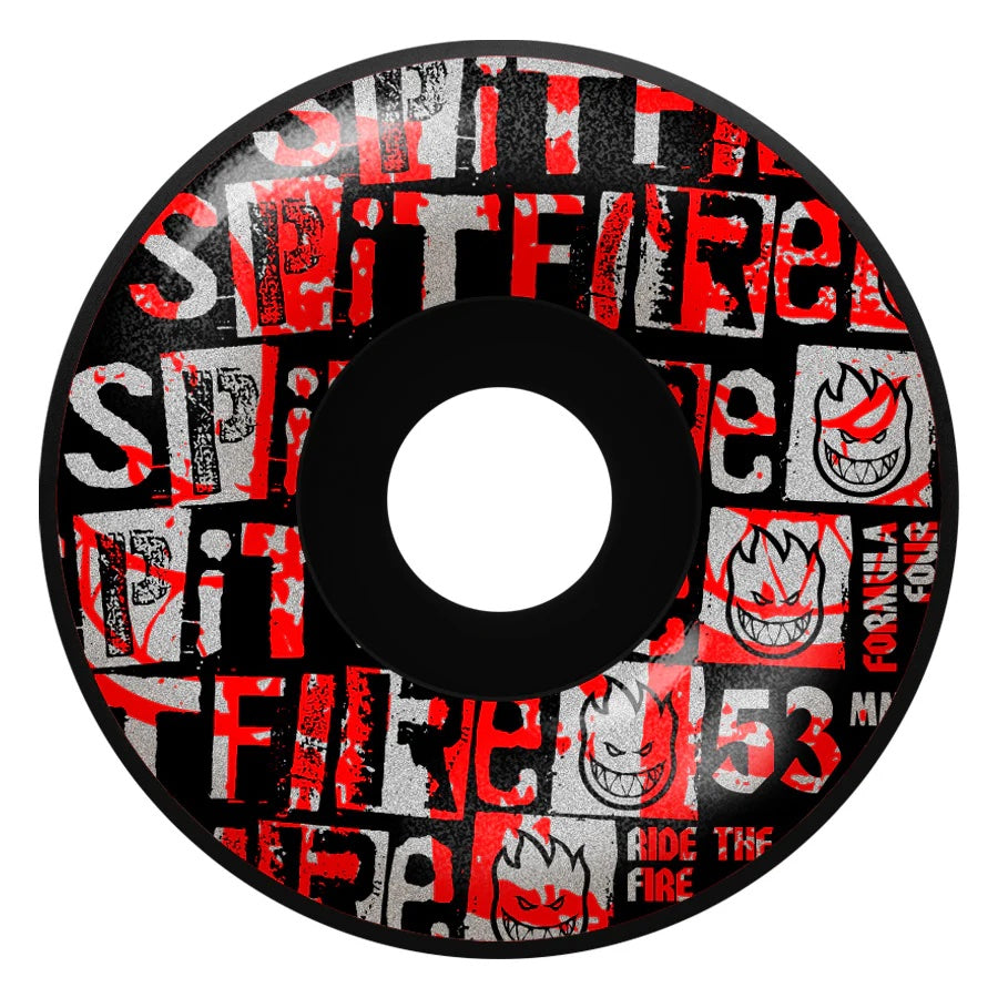 Spitfire Wheels - Team Ransom Formula Four Radial Wheel - Black 53mm 99d