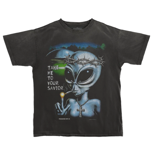 Paradise NYC - Take Me to Your Savior T-Shirt - Vintage Black