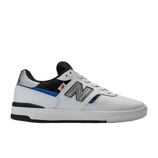 New Balance Numeric - Jamie Foy 306 Cup x Gas Giants Shoe - White / Black - Blue