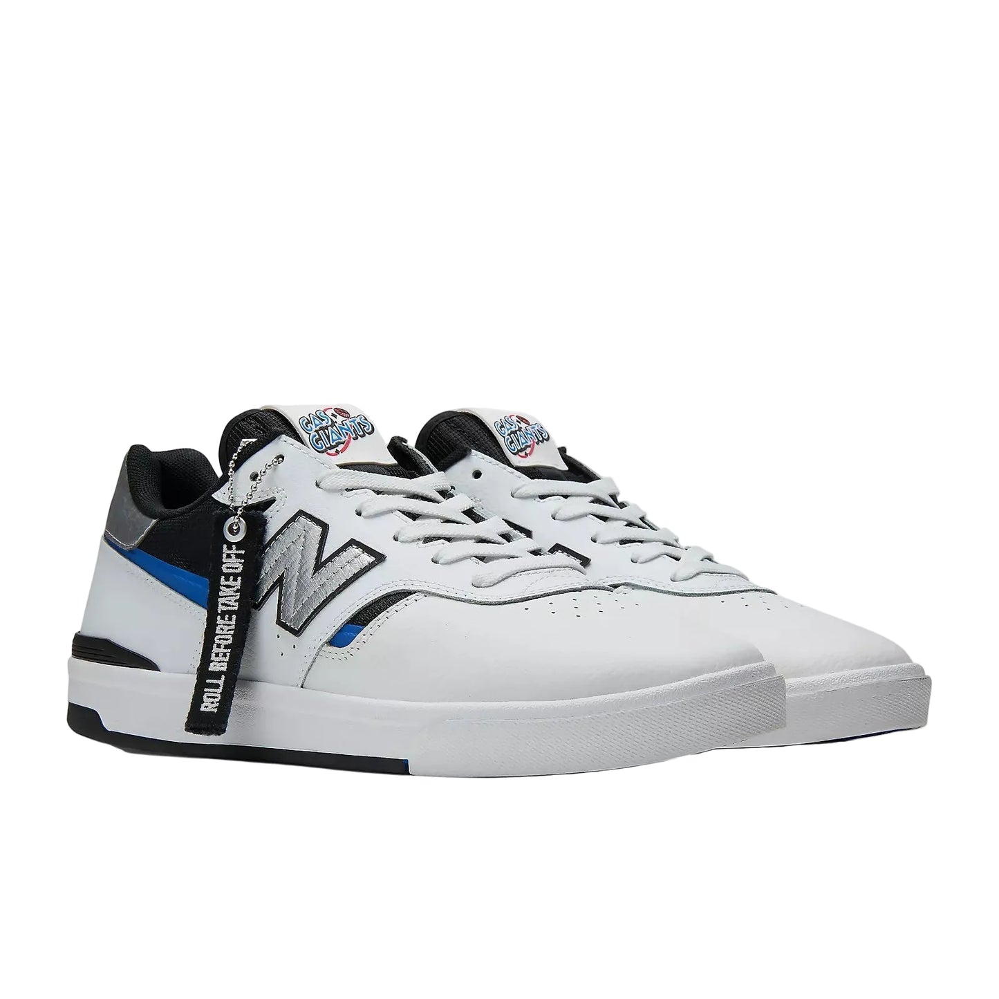 New Balance Numeric - Jamie Foy 306 Cup x Gas Giants Shoe - White / Black - Blue