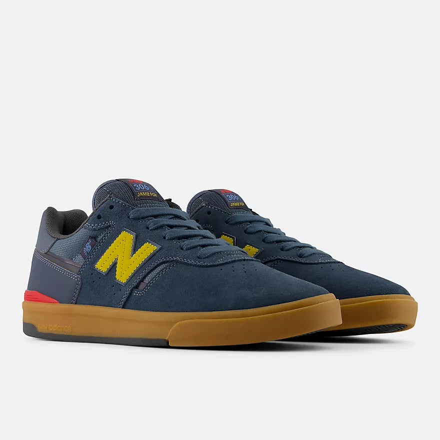 New Balance Numeric - Jamie Foy 306 Cup Shoe - Shadow Blue / Yellow