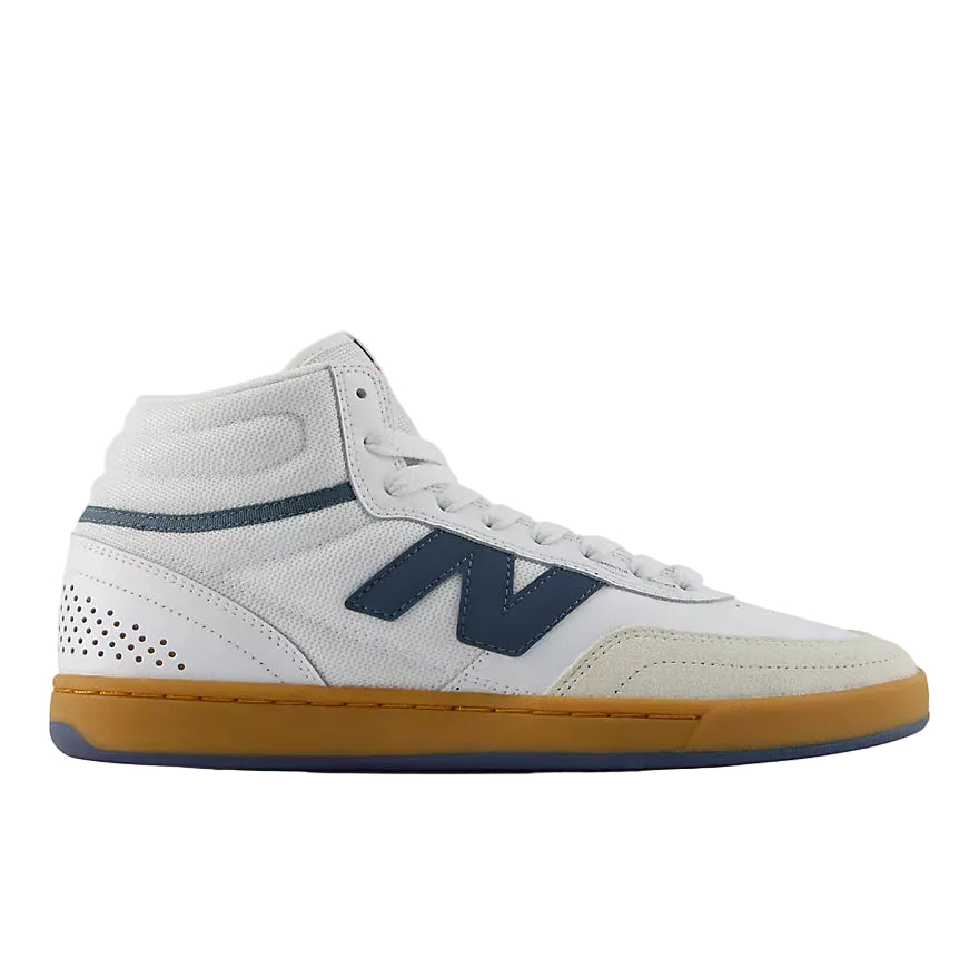 New Balance Numeric - 440 V2 High (WIDE) Shoe - White / Shadow Blue