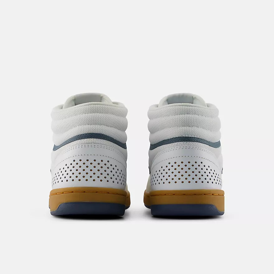 New Balance Numeric - 440 V2 High (WIDE) Shoe - White / Shadow Blue