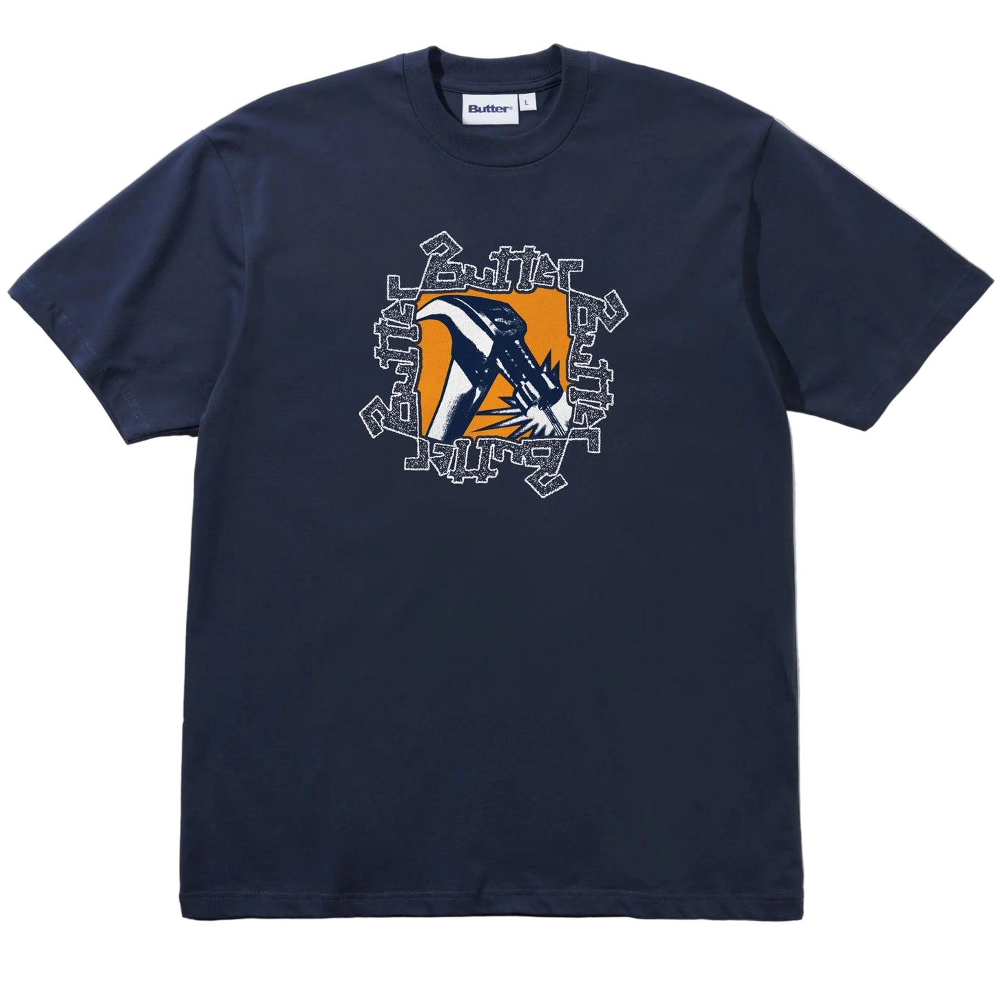 Butter Goods - Hammer T-Shirt - Midnight