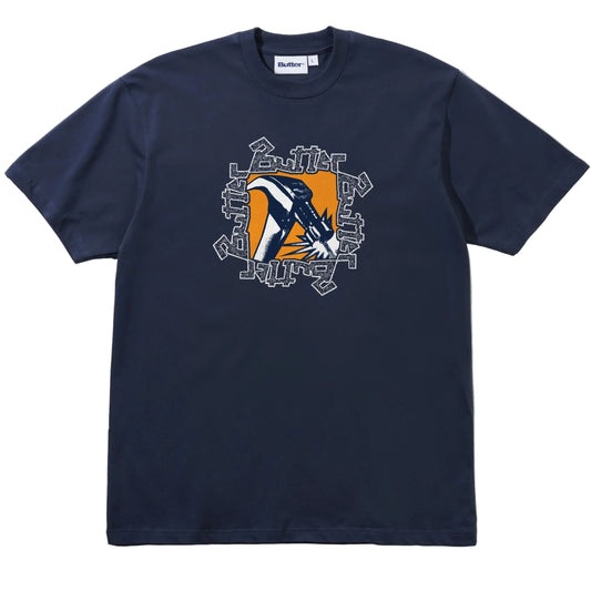 Butter Goods - Hammer T-Shirt - Midnight